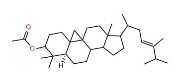 24-Methyl-31-norcycloartenol acetate